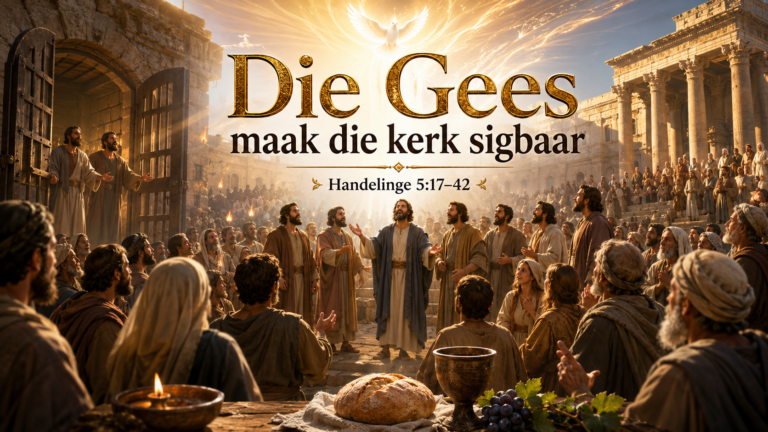 Die Gees maak die Kerk Sigbaar